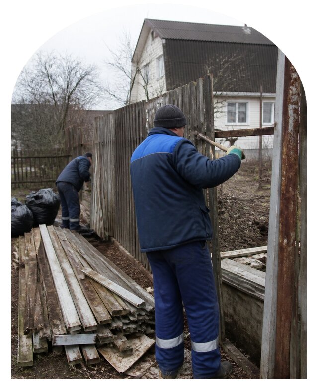 Демонтаж забора в Североморске по цене от 4814 р. | Метпроект-Свм